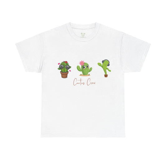 Cactus Design Unisex Heavy Cotton Tee