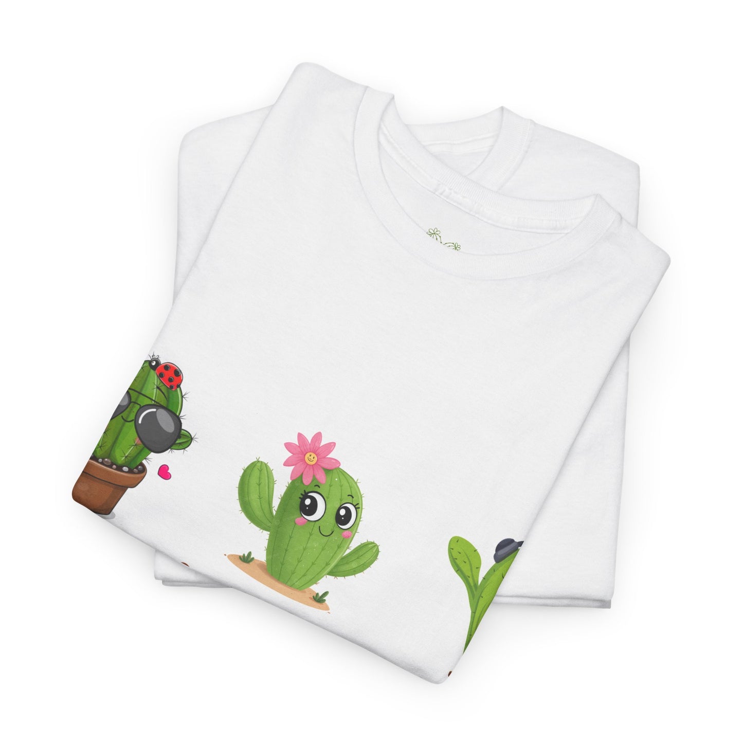 Cactus Design Unisex Heavy Cotton Tee